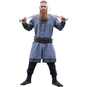 Erik Mens Viking Outfit - Blue-Grey