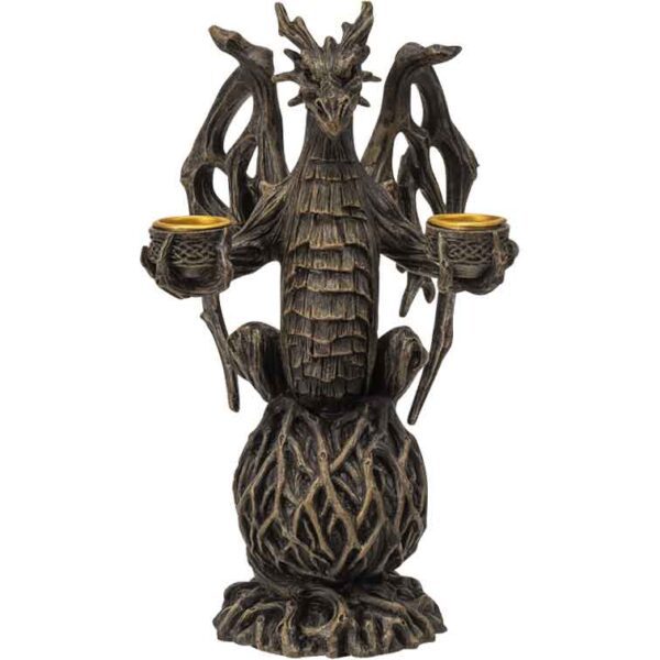 Tree Dragon Candle Holder