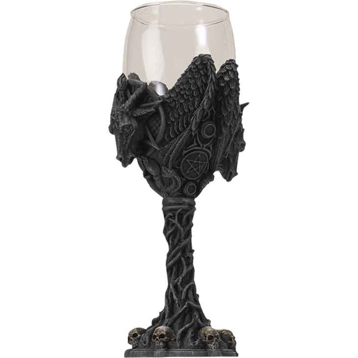 Baphomet Wine Glass