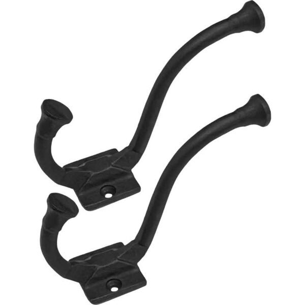 Cast Iron Traditional Wall Hook - Set of 2