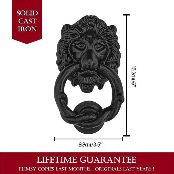 Noble Lion Head Door Knocker