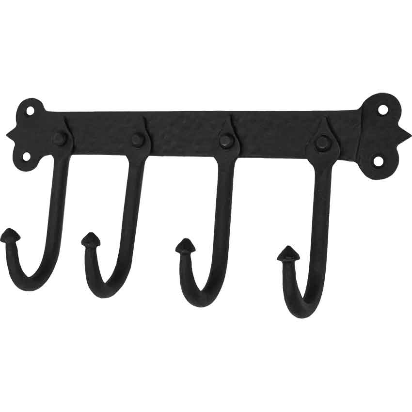 CAST IRON OLD STYLE DECORATIVE VINTAGE IRON COAT HOOKS HANGING HOOK PEGS