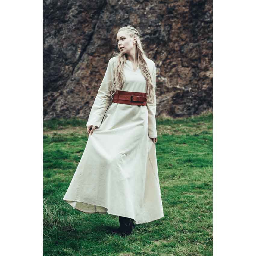 Valdis Viking Underdress - Natural - Medieval Collectibles