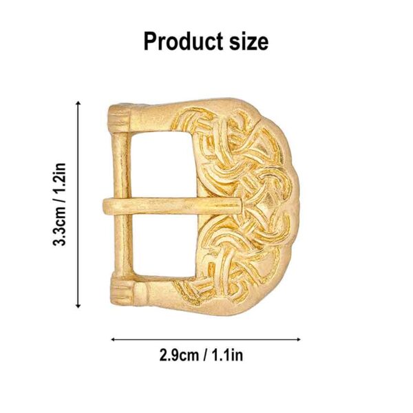 Viking Brass Buckle