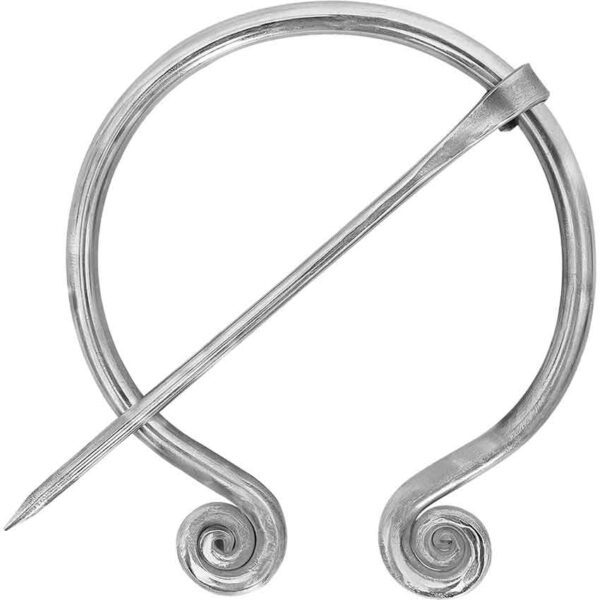 Medieval Stainless Steel Penannular Brooch