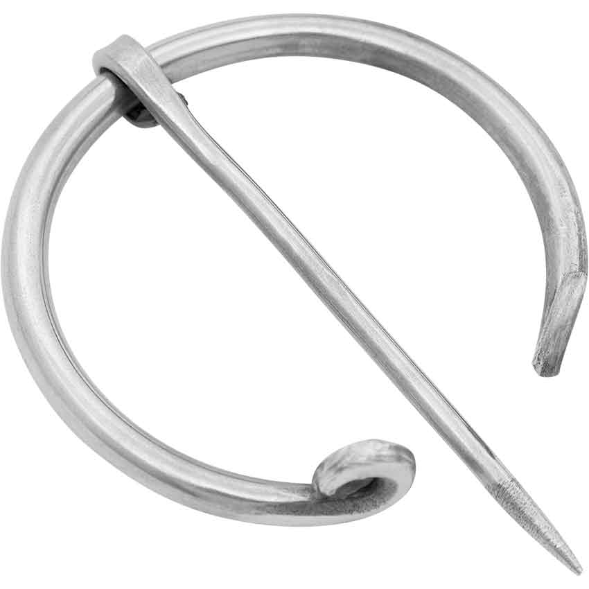 Steel Viking Penannular Cloak Pin by Medieval Collectibles