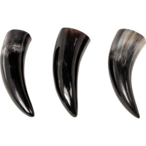 Viking Drinking Horn Shot Glasses - Set of 3