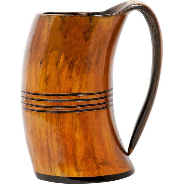 Medieval Viking Beer Horn Tankard