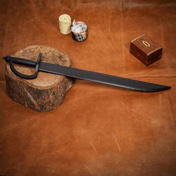 Black Wooden Pirate Cutlass