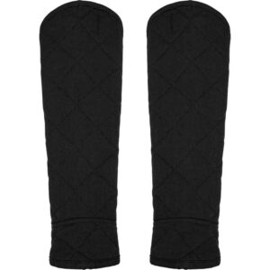 Medieval Padded Greaves - Black