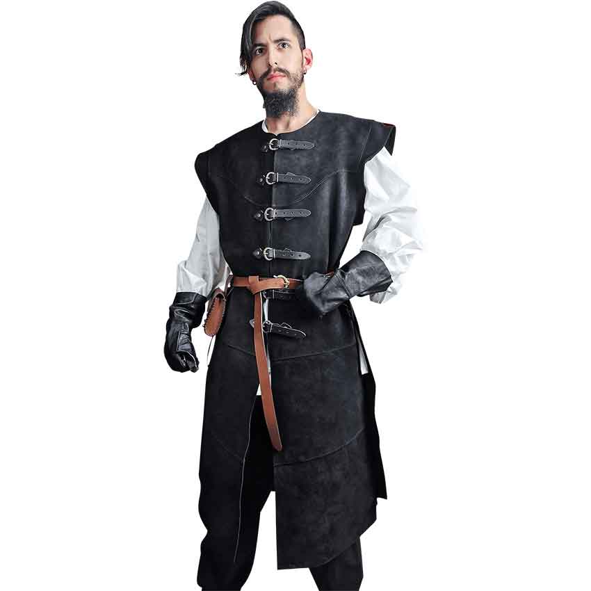 Medieval Knight Jerkin - Leather Vest Armor – Battling Blades