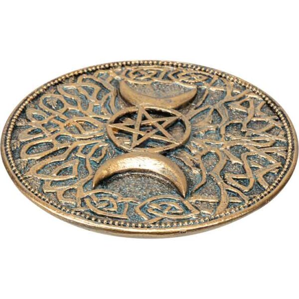 Triple Moon Incense Burner