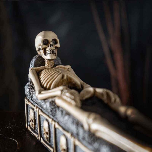 Skeleton Incense Burner Box