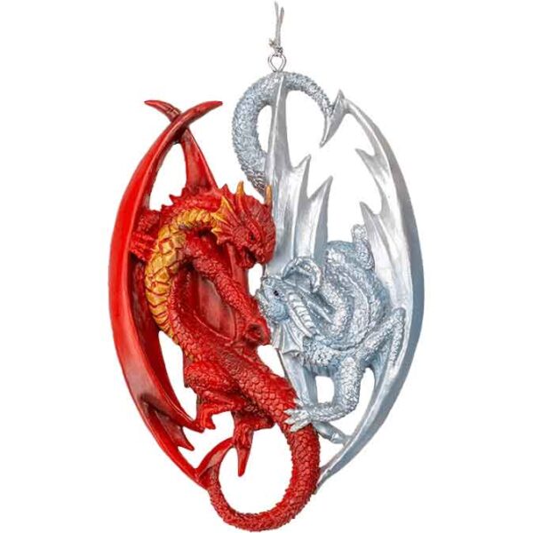 Fire and Ice Dragon Christmas Ornament