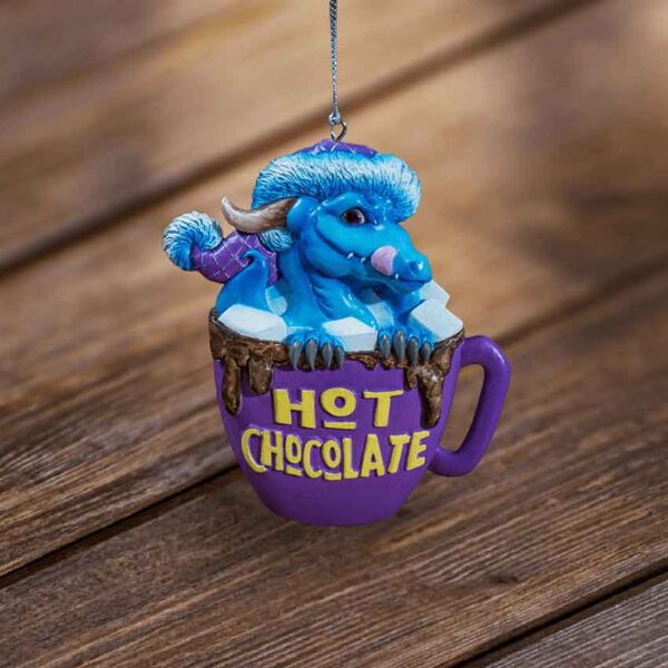 Hot Chocolate Dragon Christmas Ornament