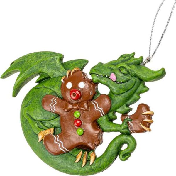 Gingerbread Dragon Christmas Ornament