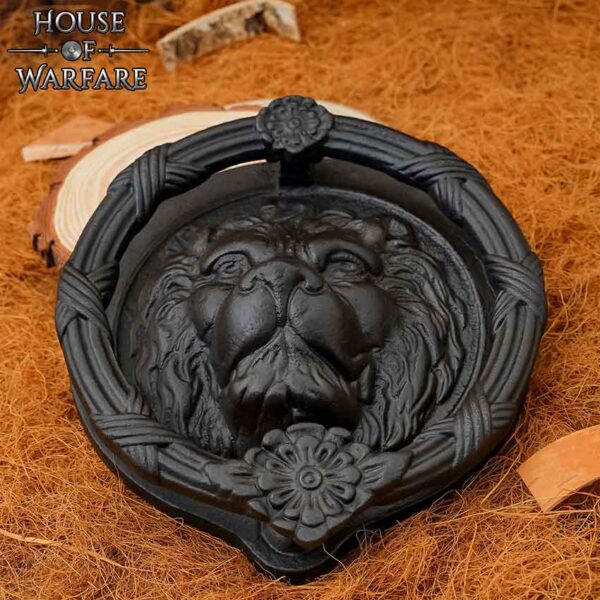 Lion Face Door Knocker