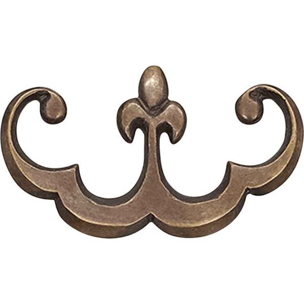 Fleur De Lis Medieval Brass Accent