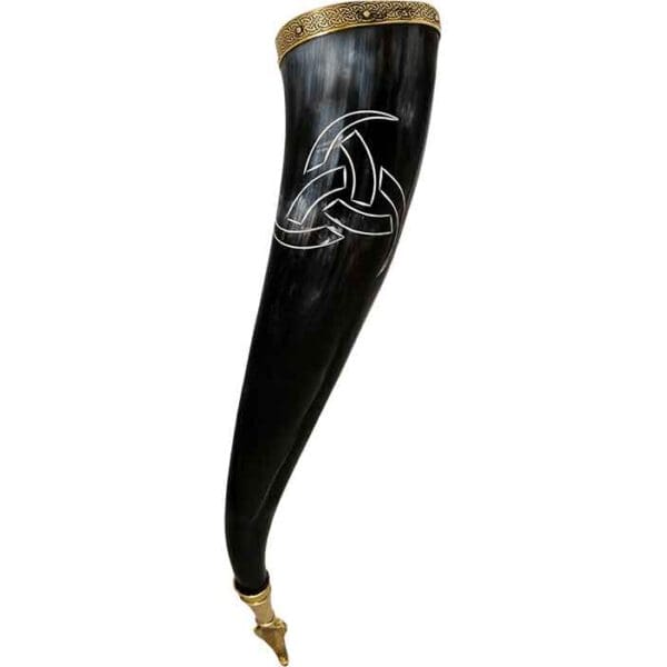 Triple Horns of Odin Drinking Horn