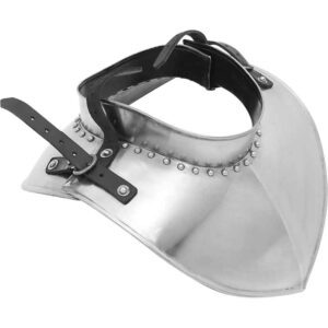 Medieval Knight Steel Gorget - Polish