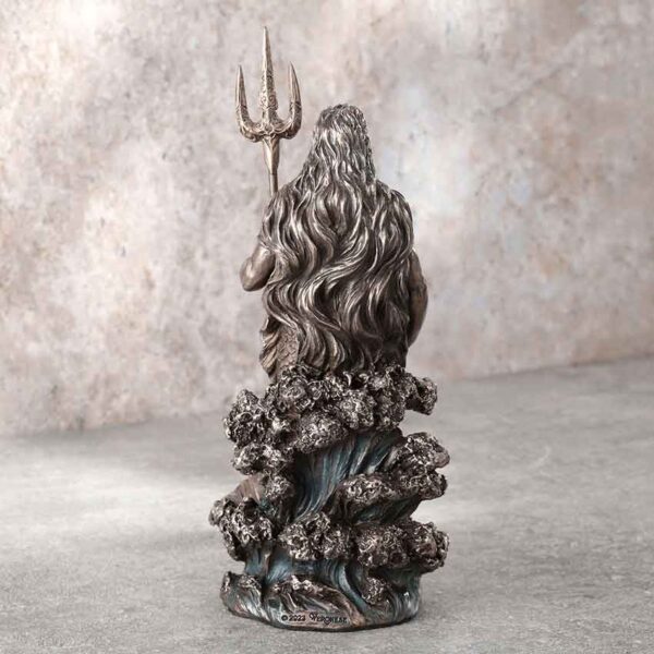 Bronze Poseidon Greek God Statue