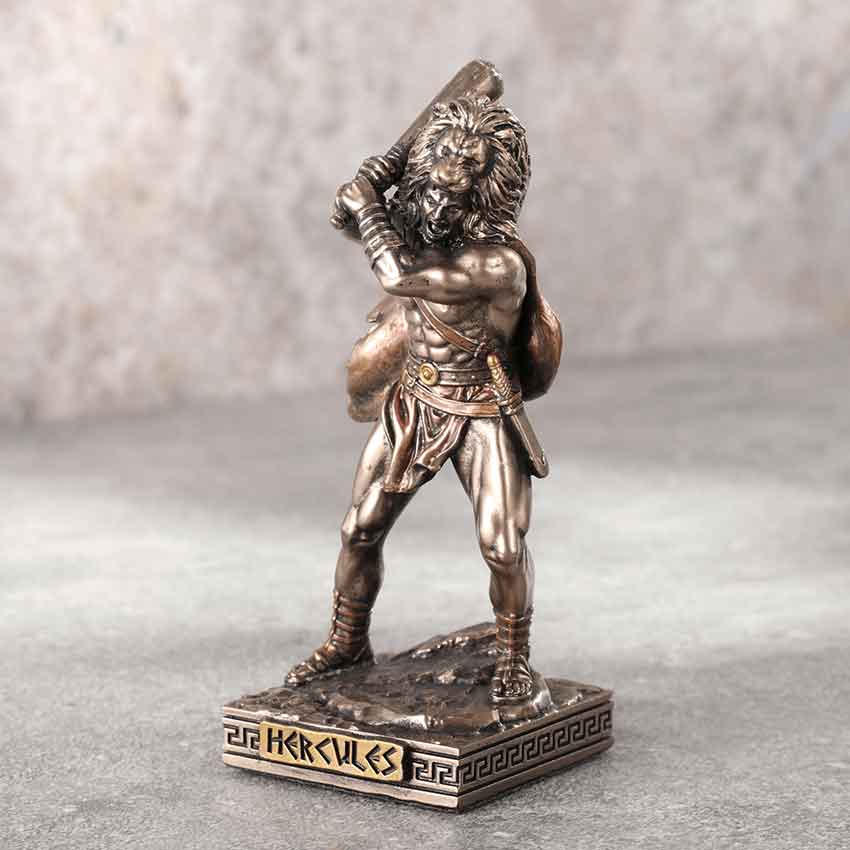 Bronze Hercules Roman Warrior Statue