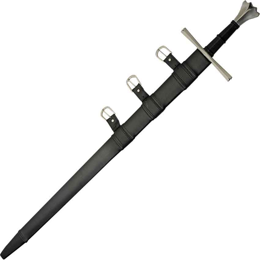 Medieval/Masonic Sword of Destiny with Scabbard Black 