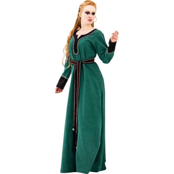 Freya Viking Dress - Green