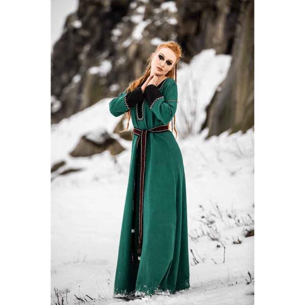 Freya Viking Dress - Green