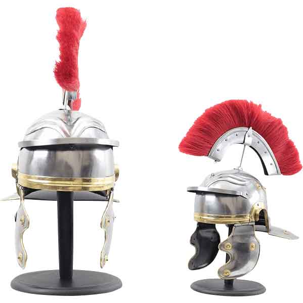 Roman Centurion Helmet With Red Plume