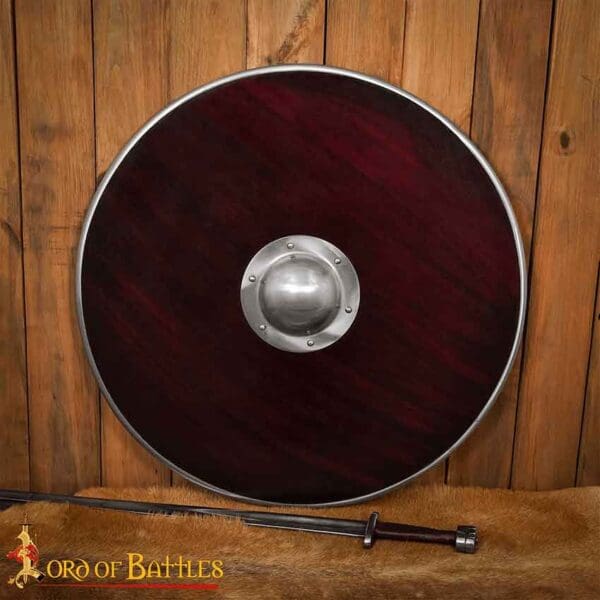 Dark Wooden Viking Shield