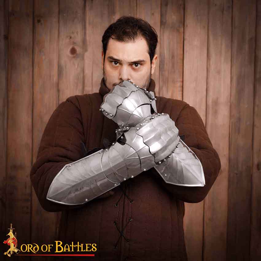 Late Medieval Gothic Knight Gauntlets