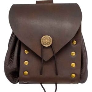 Casimir Medieval Belt Pouch - Brown