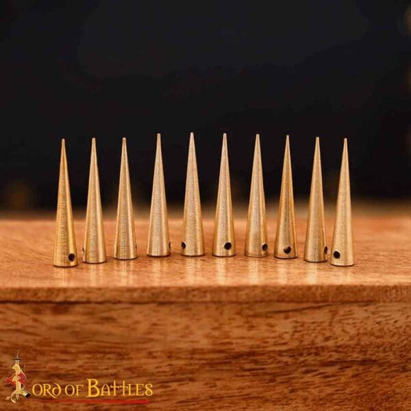 Brass Aiglets - Set of 10