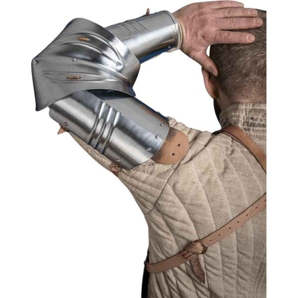 15th Century German Arm Armour - Polished