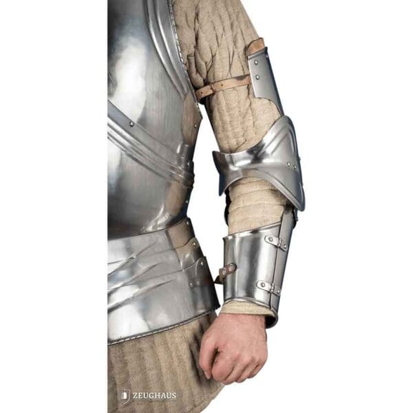 15th Century Gothic German Arm Armour - Polished