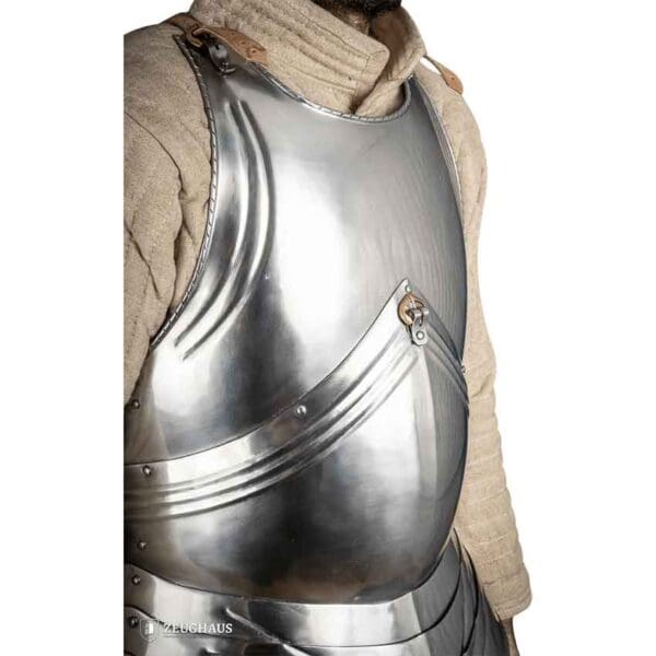 15th Century German Breastplate - Polished