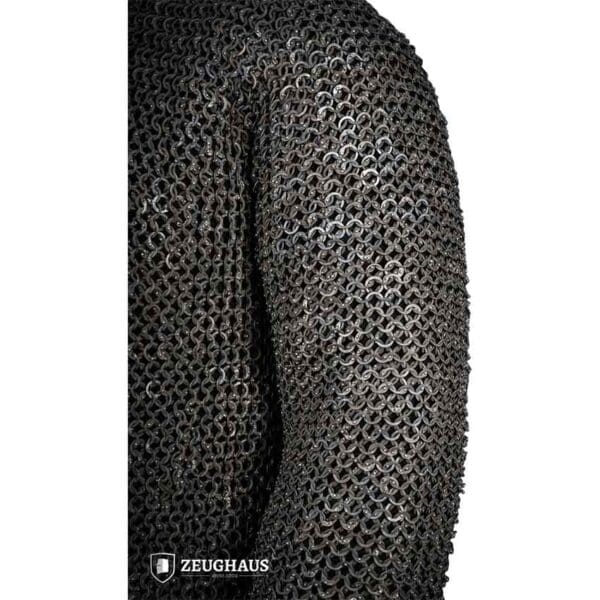 Titanium Riveted Chainmail Hauberk - 9mm Flat Rings