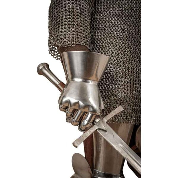 14th Century Hourglass Gauntlets - Polished