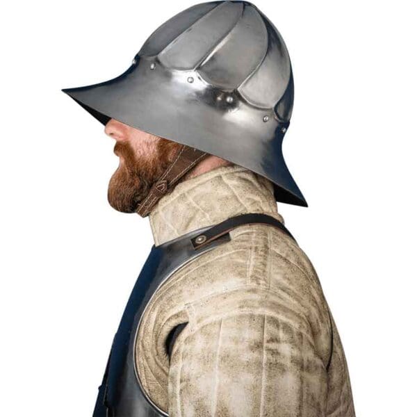 Burgundian Kettle Hat - Polished