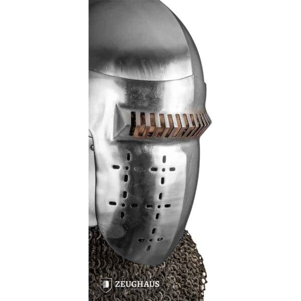 14th Century Bascinet Helmet - Polished