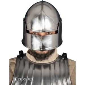 Burgundian Sallet Helmet - Polished