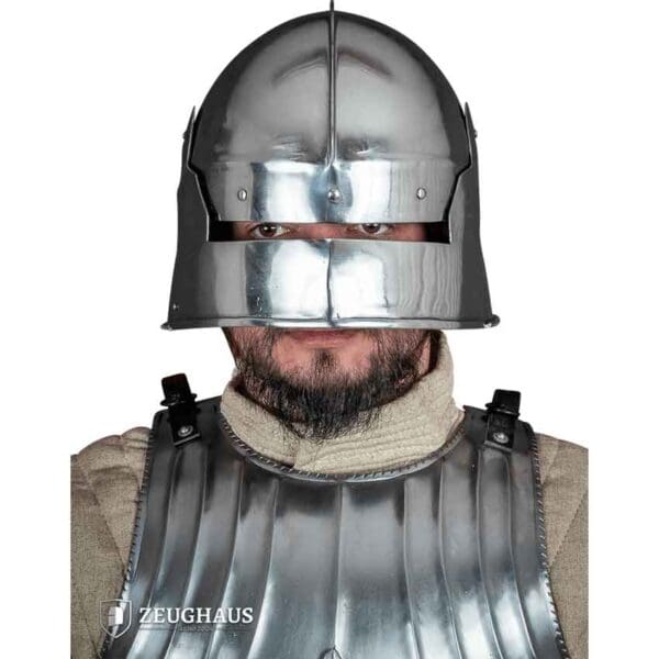 Infantry Sallet Helmet - Polished