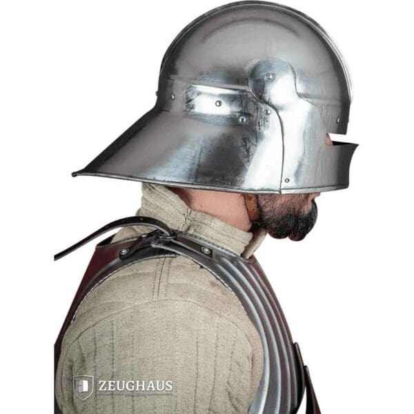 Infantry Sallet Helmet - Polished