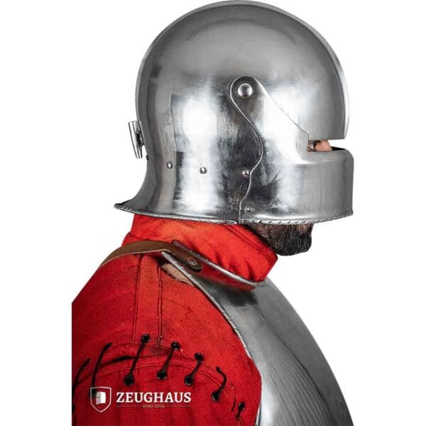 Swiss Sallet Helmet - Polished