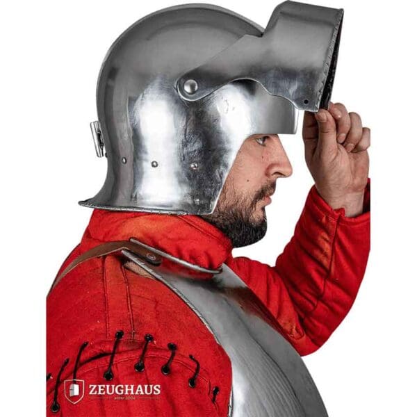 Swiss Sallet Helmet - Polished