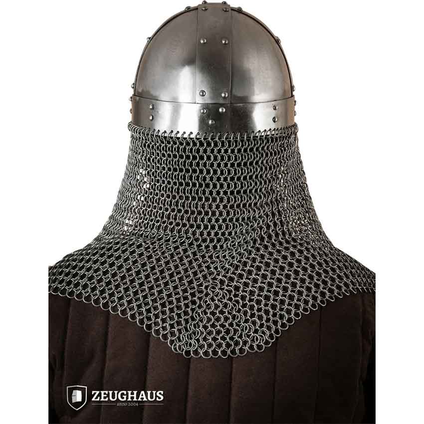 Viking Helmet with Aventail - Polished