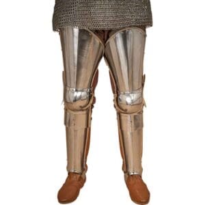 Steel Full Leg Armour - Polished