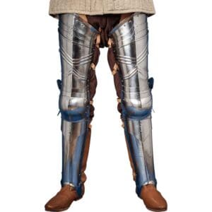 15th Century German Full Leg Armor - Polished