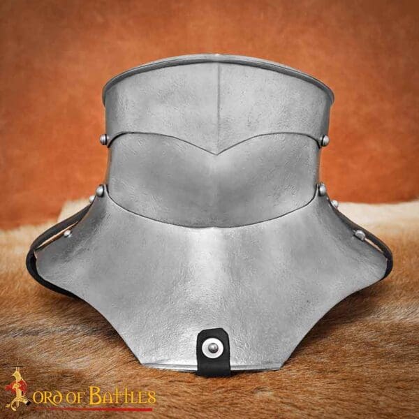 Late Medieval Steel Gorget with Bevor